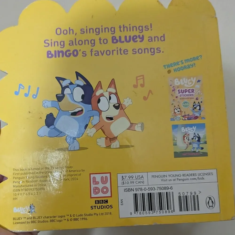 Bluey & Bingo's Book Of Singy Things